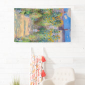 Claude Monet - De tuin van de kunstenaar in Vetheu Spandoek (Insitu)