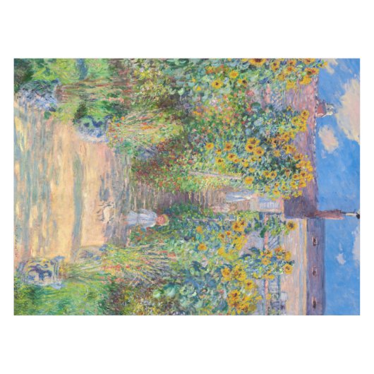 Claude Monet - De tuin van de kunstenaar in Vetheu Tafelkleed (Voorkant (Horizontaal))