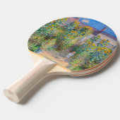 Claude Monet - De tuin van de kunstenaar in Vetheu Tafeltennisbatje (Voorkant Gekanteld)