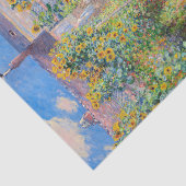 Claude Monet - De tuin van de kunstenaar in Vetheu Tissuepapier (Detail)