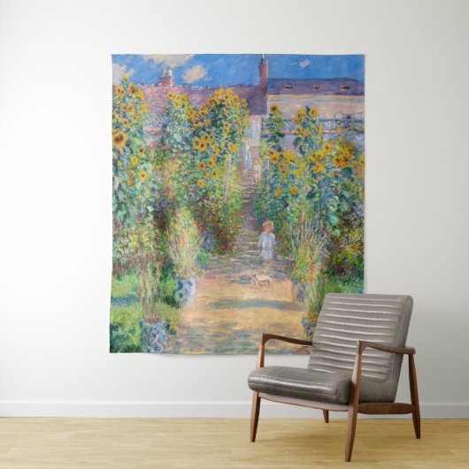 Claude Monet - De tuin van de kunstenaar in Vetheu Wandkleed (In situ)