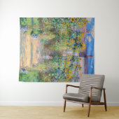 Claude Monet - De tuin van de kunstenaar in Vetheu Wandkleed (In Situ (horizontaal))
