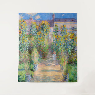 Claude Monet - De tuin van de kunstenaar in Vetheu Wandkleed