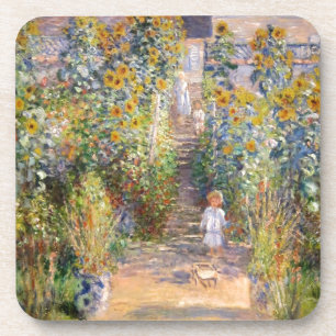 Claude Monet de Tuin van de Kunstenaar in Vétheuil Onderzetter