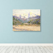 Claude Monet | De vallei van Nervia Canvas Afdruk (Insitu (Houten vloer))