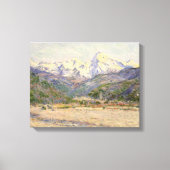 Claude Monet | De vallei van Nervia Canvas Afdruk (Voorkant)