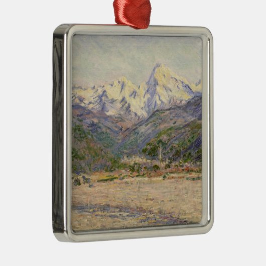Claude Monet | De vallei van Nervia Metalen Ornament (Rechts)