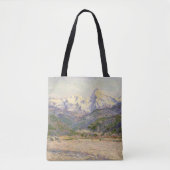 Claude Monet | De vallei van Nervia Tote Bag (Voorkant)
