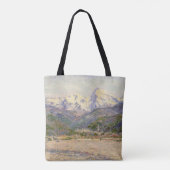 Claude Monet | De vallei van Nervia Tote Bag (Achterkant)