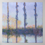 Claude Monet | De vier bomen Poster<br><div class="desc">De vier bomen van Claude Monet � Bridgeman Afbeeldingen</div>