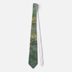 Claude Monet - De vijver met waterlelies Stropdas
