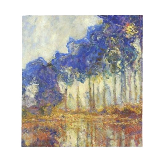 Claude Monet - De volksopstand in het najaar Notitieblok (Voorkant)