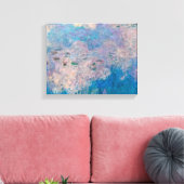 Claude Monet - De waterlelies - De wolken Canvas Afdruk (Insitu (Woonkamer))