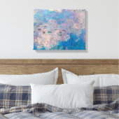 Claude Monet - De waterlelies - De wolken Canvas Afdruk (Insitu (Slaapkamer))