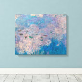 Claude Monet - De waterlelies - De wolken Canvas Afdruk (Insitu (Houten vloer))