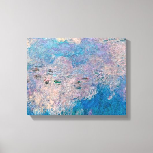 Claude Monet - De waterlelies - De wolken Canvas Afdruk (Voorkant)