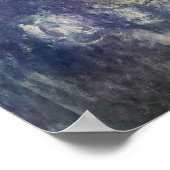 Claude Monet | De waterlio's van de wolken 1915-26 Poster (Hoek)