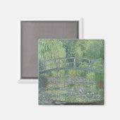 Claude Monet | De waterpas Pond: Groene harmonie Magneet (Voorkant / Achterkant)