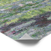 Claude Monet | De waterpas Pond: Groene harmonie Poster (Hoek)