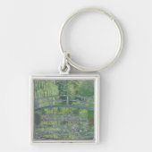 Claude Monet | De waterpas Pond: Groene harmonie Sleutelhanger (Voorkant)