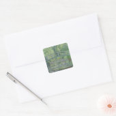 Claude Monet | De waterpas Pond: Groene harmonie Vierkante Sticker (Envelop)