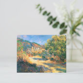 Claude Monet De weg naar Monte Carlo Briefkaart (Staand voorkant)