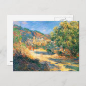 Claude Monet De weg naar Monte Carlo Briefkaart (Voorkant / Achterkant)