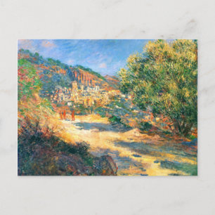 Claude Monet De weg naar Monte Carlo Briefkaart