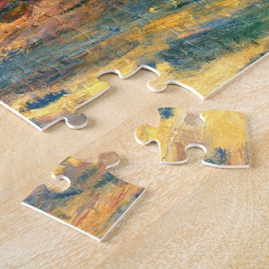 Claude Monet De weg naar Monte Carlo Legpuzzel (Zijkant)