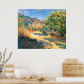 Claude Monet: De weg naar Monte Carlo Poster (Keuken)