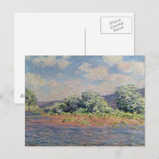 Claude Monet | de Zegen in haven-Villez, c.1890 Briefkaart (Voorkant / Achterkant)