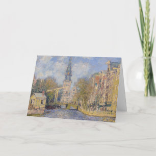 Claude Monet - De Zuiderkerk, Amsterdam Kaart