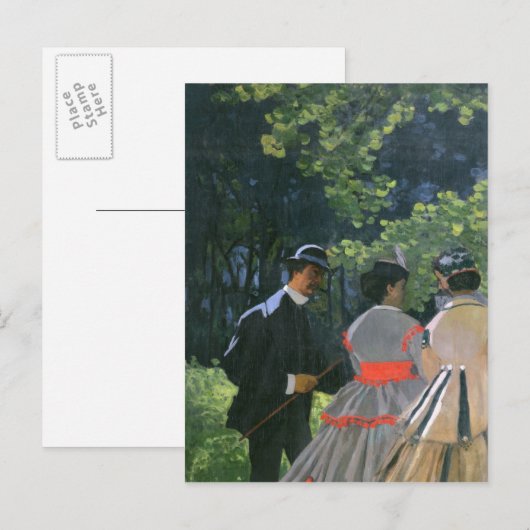 Claude Monet | Dejeuner sur l'Herbe, Chailly Briefkaart (Voorkant / Achterkant)