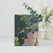 Claude Monet | Dejeuner sur l'Herbe, Chailly Briefkaart (Staand voorkant)