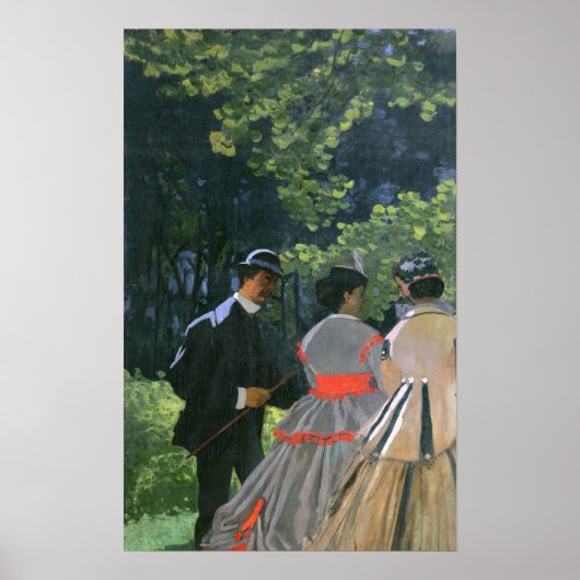 Claude Monet | Dejeuner sur l'Herbe, Chailly Poster (Voorkant)