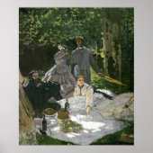 Claude Monet | Dejeuner sur l'Herbe, Chailly Poster (Voorkant)