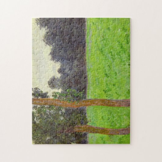 Claude Monet | Deux Arbres dans la Prairie Legpuzzel (Verticaal)