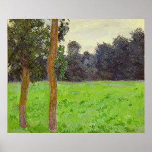 Claude Monet   Deux Arbres dans la Prairie Poster