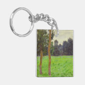 Claude Monet | Deux Arbres dans la Prairie Sleutelhanger (Voorkant Links)