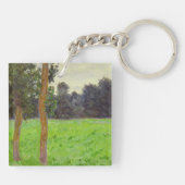 Claude Monet | Deux Arbres dans la Prairie Sleutelhanger (Achterkant)