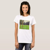 Claude Monet | Deux Arbres dans la Prairie T-shirt (Voorkant volledig)