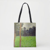 Claude Monet | Deux Arbres dans la Prairie Tote Bag (Voorkant)