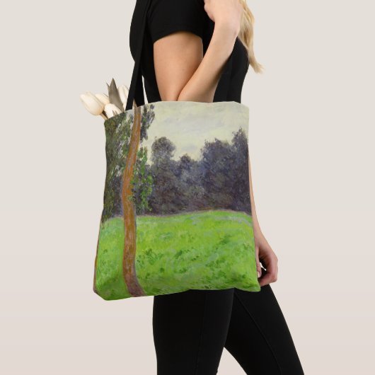 Claude Monet | Deux Arbres dans la Prairie Tote Bag (Dichtbij)