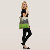Claude Monet | Deux Arbres dans la Prairie Tote Bag (Op model)