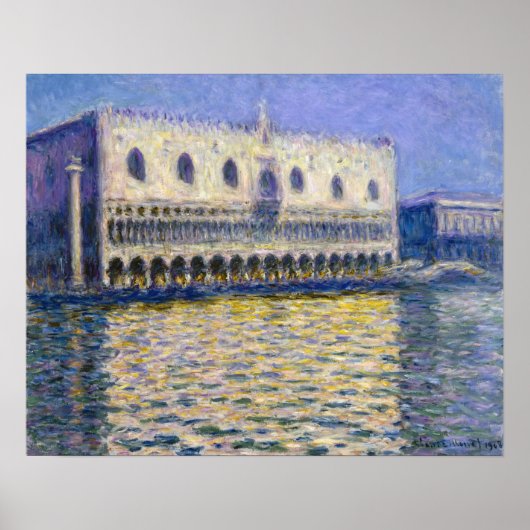 Claude Monet - Dogepaleis Poster (Voorkant)