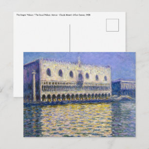 Claude Monet - Doges' Palace Briefkaart