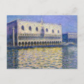 Claude Monet - Doges' Palace Briefkaart (Voorkant)