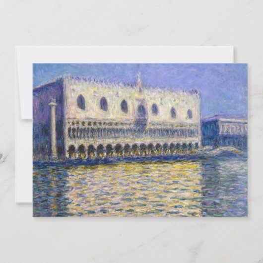 Claude Monet - Doges' Palace Kaart (Voorkant)