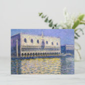 Claude Monet - Doges' Palace Kaart (Staand voorkant)