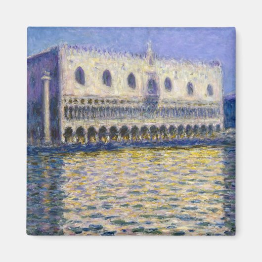 Claude Monet - Doges' Palace Magneet (Voorkant)
